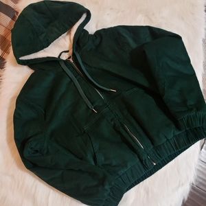 Puffy warm hoodie jacket